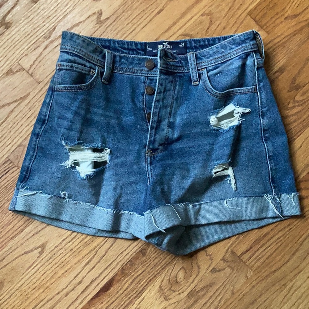 Hollister High waisted Jean shorts